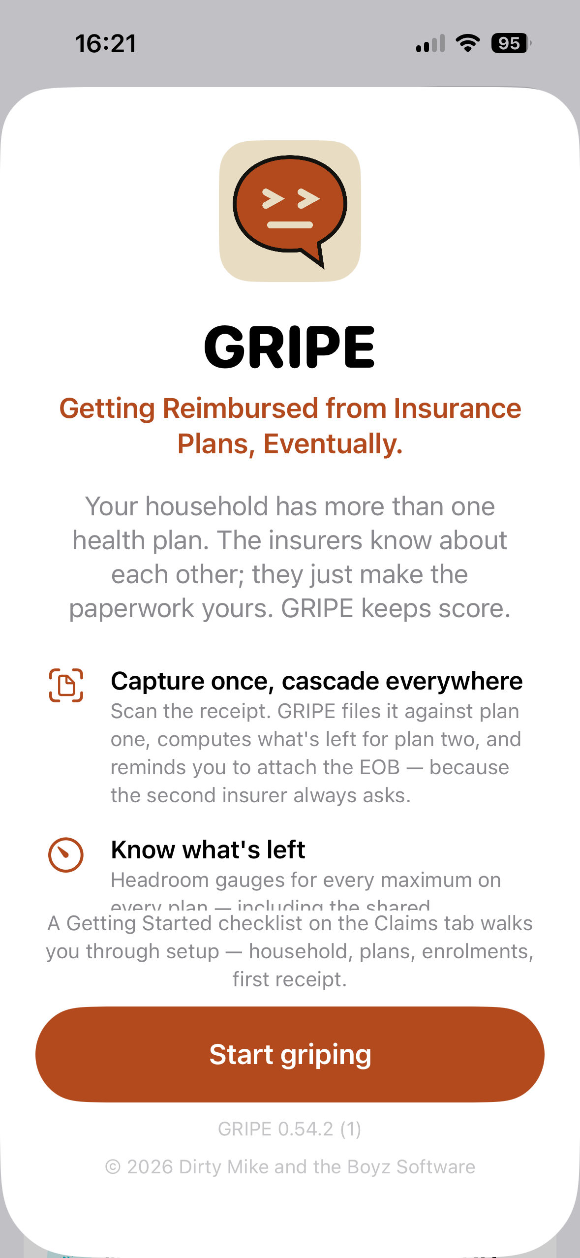 GRIPE screenshot 1